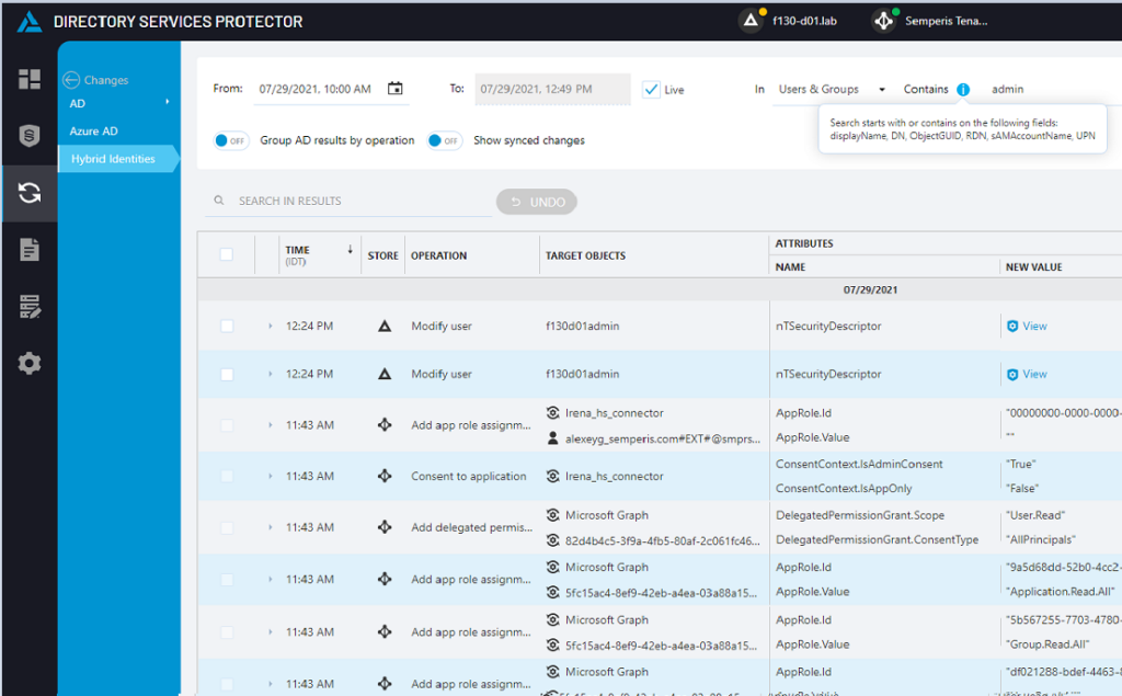 Semperis Directory Services Protector 3.6 monitors for cyber threats in hybrid AD environments