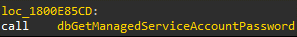 dbGetManagedServiceAccountPassword